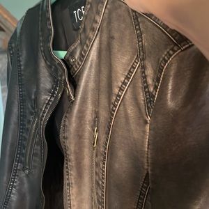 Vegan leather jacket